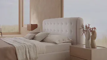 База для кровати с ящиками и изголовьем ENZAHOME BOSTON