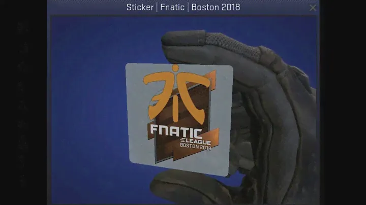 Fnatic Sticker Boston 2018