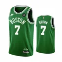 Джерси Джейлен Браун № 7, мужская спортивная футболка сезона NBA2023 "Бостон Селтикс", 1 штука,52,зеленый,XL