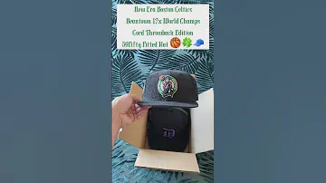 New Era Boston Celtics Beantown 17x World Champs Cord Throwback Edition 59Fifty Fitted Hat 🏀🍀🧢