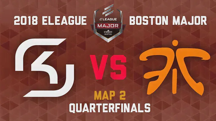 SK vs Fnatic - Quarterfinals Map 2 de_overpass (BO3) - CS:GO ELEAGUE Major Boston 2018