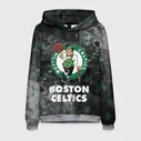 Мужская Толстовка Бостон Селтикс, Boston Celtics, НБА (3D)