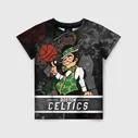 Детская Футболка Boston Celtics , Бостон Селтикс (3D)